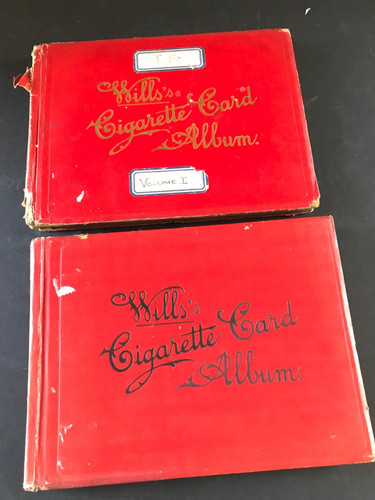 Vintage cigarette card albums - cigarette,