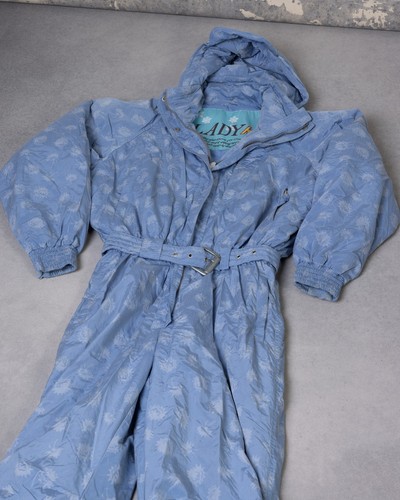 Lady blue ski suit snowsuit - blue,