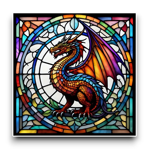 Large mythical dragon animal - large,