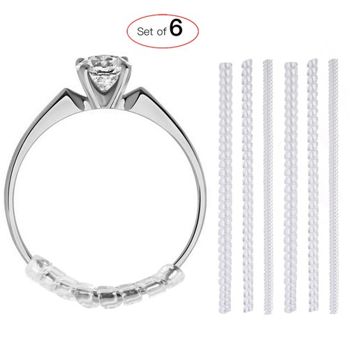 6pcs ring size reducer - 3/6pcs,