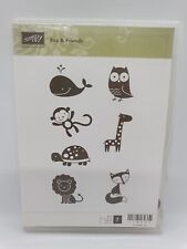 Stampin Up! Retired Fox & Friends 7 Rubber  Stamps 118565