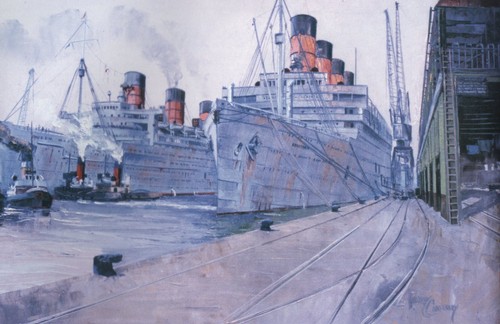 Liners queen mary rms - liners,