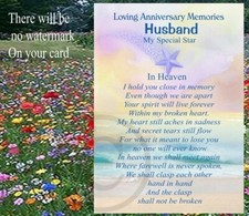 Grave Memorial Card
