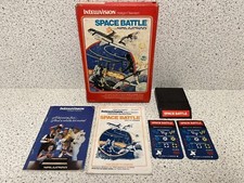 Intellivision Space Battle Action Network Version Boxed With Manual & Overlays