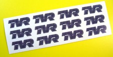 TVR logo WHEEL DECALS stickers