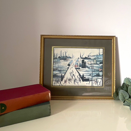 Framed cityscape industrial - cityscape,