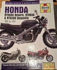 Honda NTV600/650 revere/ deauville haynes manual 88 01