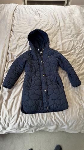 Joules girls thea navy quilted - joules,