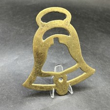 Horse Brass THREE BELLS IN ONE 4" Jolly Ol' England Pub Vintage