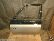 MITSUBISHI L200 2002 CREW CAB PASSENGER FRONT DOOR PANEL BLACK AND SILVER J9A
