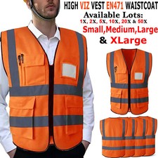 HI VIS VIZ VEST HIGH