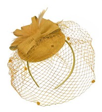 Round Pillbox Birdcage Veil