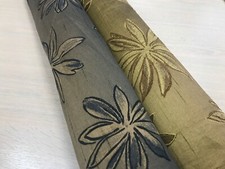 FAUX SILK CURTAIN FABRIC