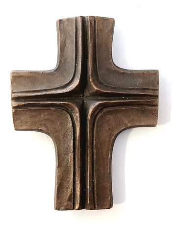 Mid century bronze brutalist - bronze,