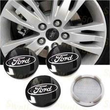 4X Black WHEEL HUB CENTER CAPS