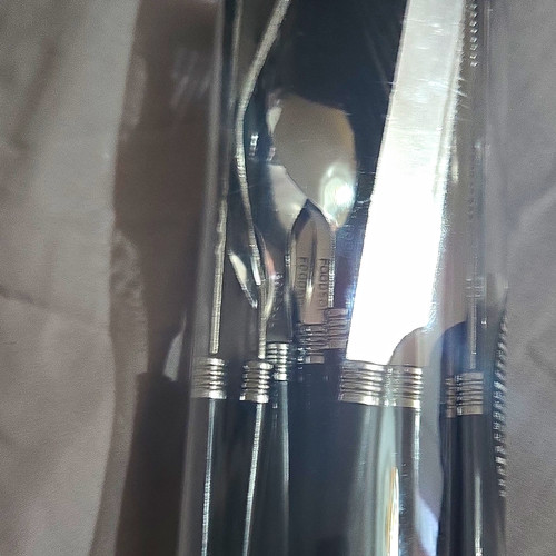 16pc stainless steel cutlery - steel,