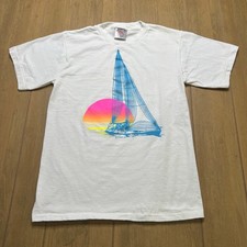 Vintage 90s shirt sailboat - t-shirt,