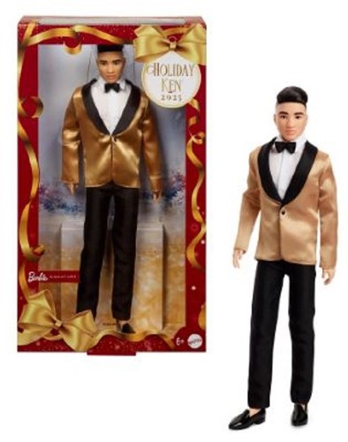 2025 holiday barbie ken - holiday, asian