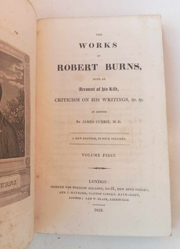 Life robert burns 1819 - life,
