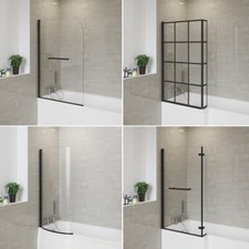 Black Folding Pivot Bath