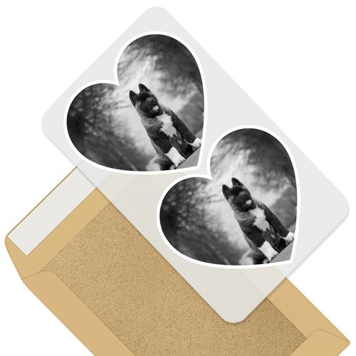 Heart stickers bw - -,