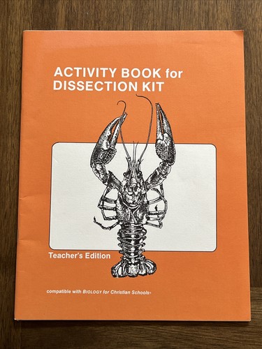 Activity book for dissection - for,