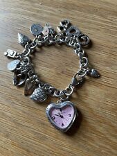 RARE! Vintage Brighton Charm Bracelet Watch With Box