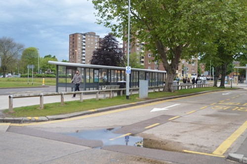 Photo 6x4 bedford bus - photo, station