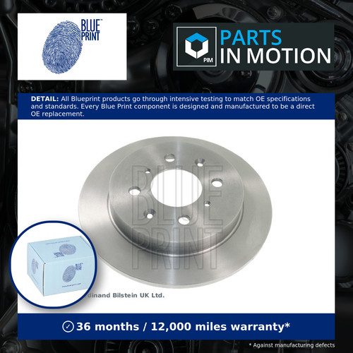 Brake discs pair solid fits - 2x,