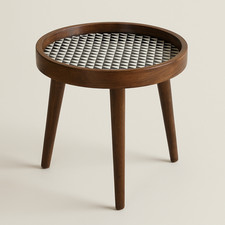 Mango wood antique side table