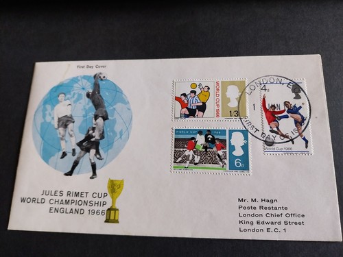 1966 world cup fdc london - 1966,