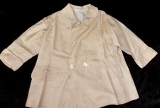 OLD SILK COAT FOR ANTIQUE DOLL, DOLL CLOTHING, EDWARDIAN CHILD's COAT