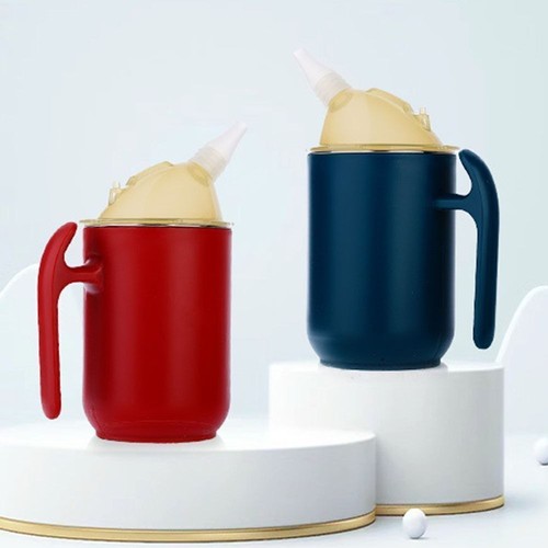 Spill proof elderly drinking - elderly,