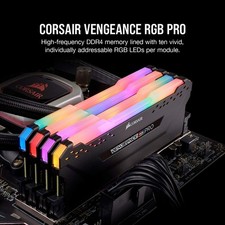 Corsair Vengeance RGB Pro 64GB (2x32GB) DDR4 3600MHz CMW64GX4M2D3600C18