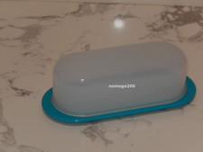Tupperware Impressions Small Butter Dish Sheer/Peacock