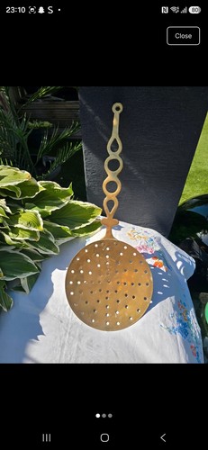 Vintage brass skimmer - brass,
