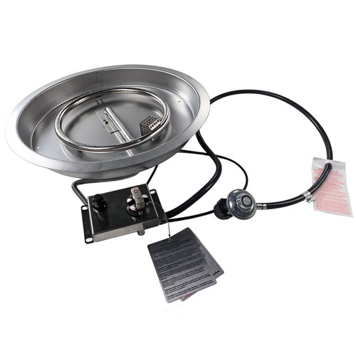 Round stainless steel - 19",