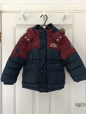 Child's Hooded Puffer Coat Aged 2-3 Years