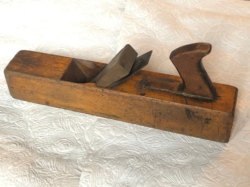 Antique large wooden block - 17",