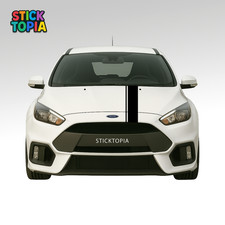 Ford Focus Bonnet Hood Stripe Decal Sticker Sport Zetec Titanium ST RS MK3 MK4