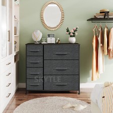 7 Drawer Fabric Dresser