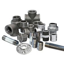 BLACK & GALVANISED Malleable iron BSPT pipe fittings & Mild steel pipes