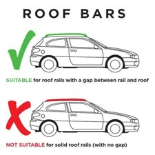 Locking Roof Rack Cross Bars