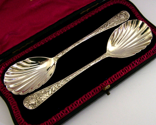 Sterling silver serving - sterling, spoons