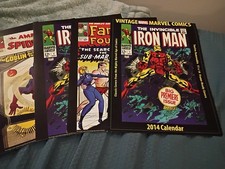 2013-2014 Marvels Vintage Covers  Calendar