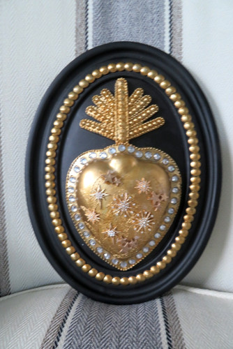 Stunning sacred heart - ex, voto