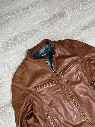 Vintage hugo boss leather - boss,