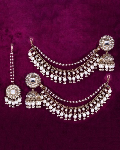 Indian set pakistani - indian, earrings