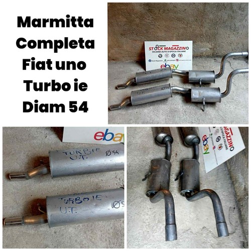 Complete exhaust muffler fiat - muffler,