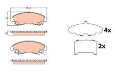 Brake Pad Set, disc brake